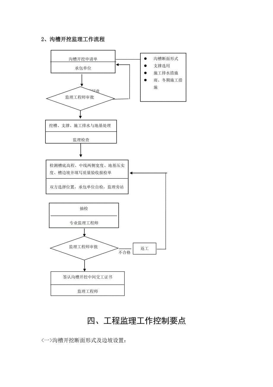 航新路深基沟槽土方开挖及支护监理细则_第5页