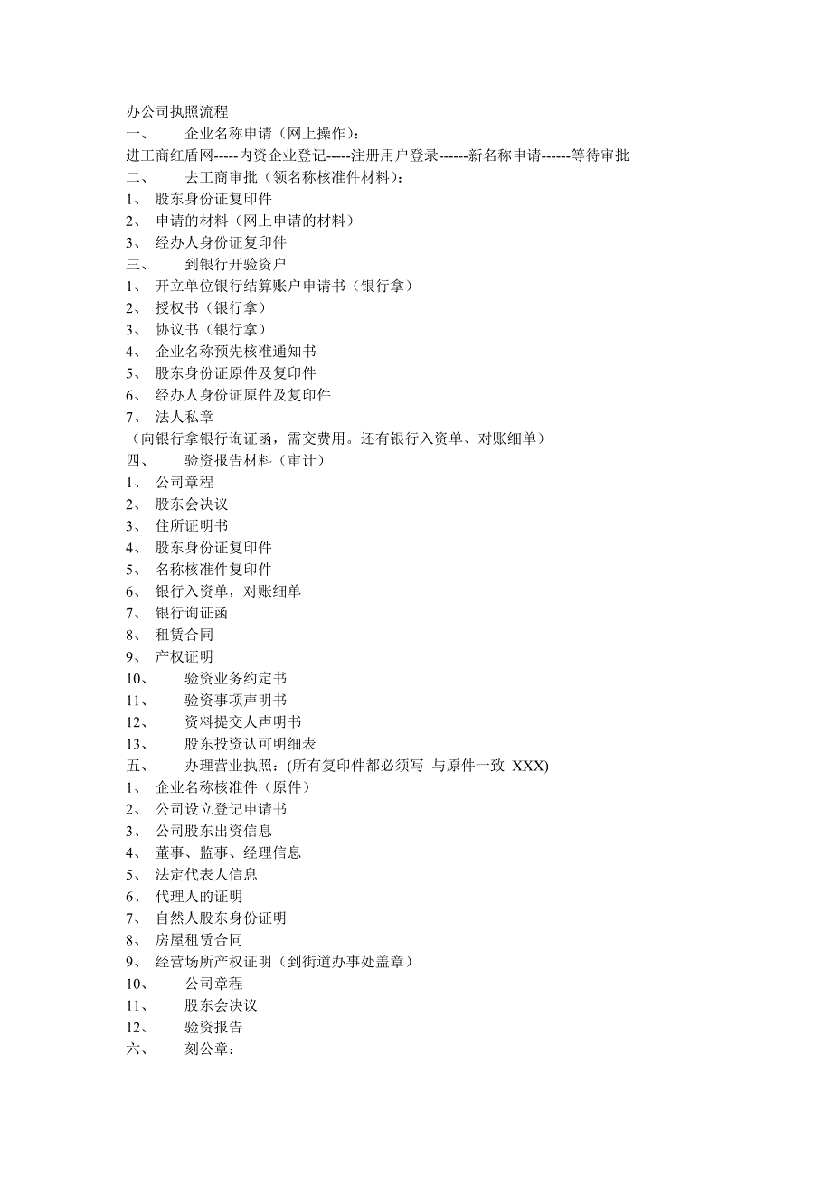 办公司执照流程_第1页