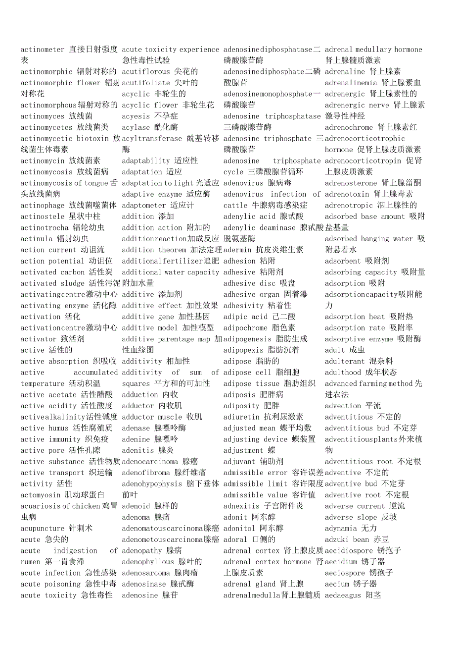 农业专业英语词汇(一).doc_第3页