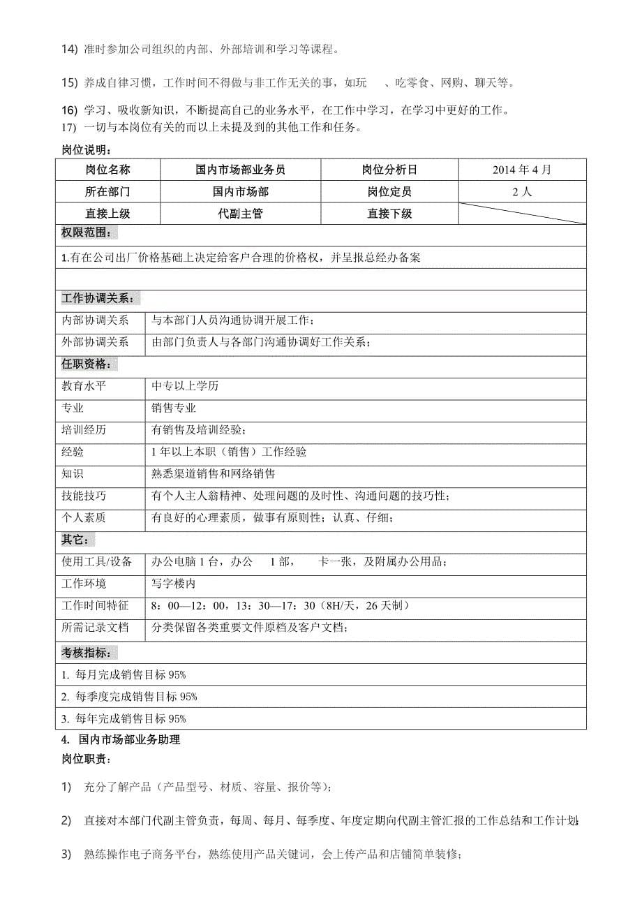 国内场部部门职能新_第5页