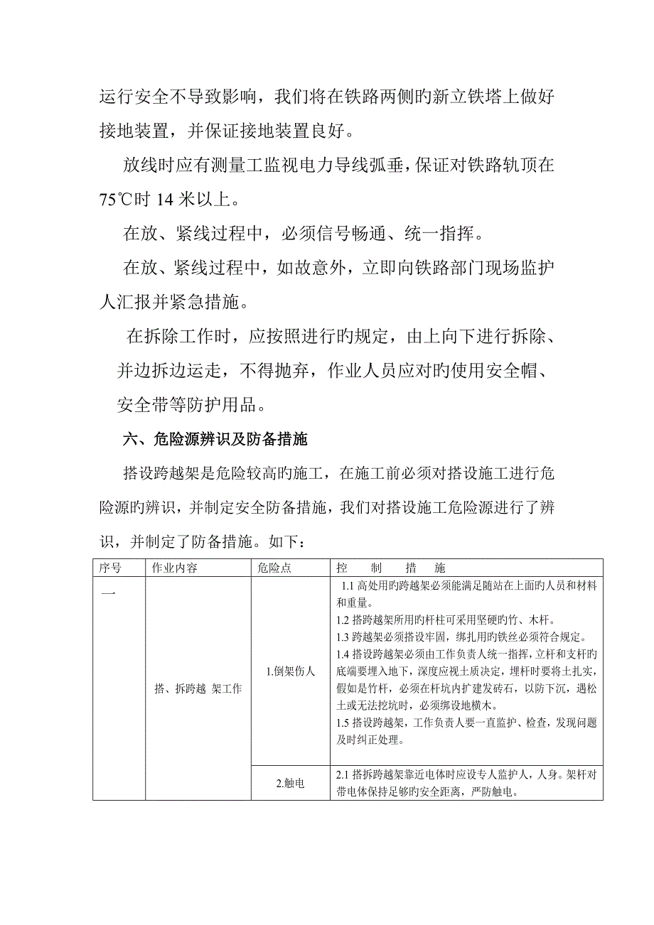 电力施工架空线跨越铁路措施及方案.doc_第4页