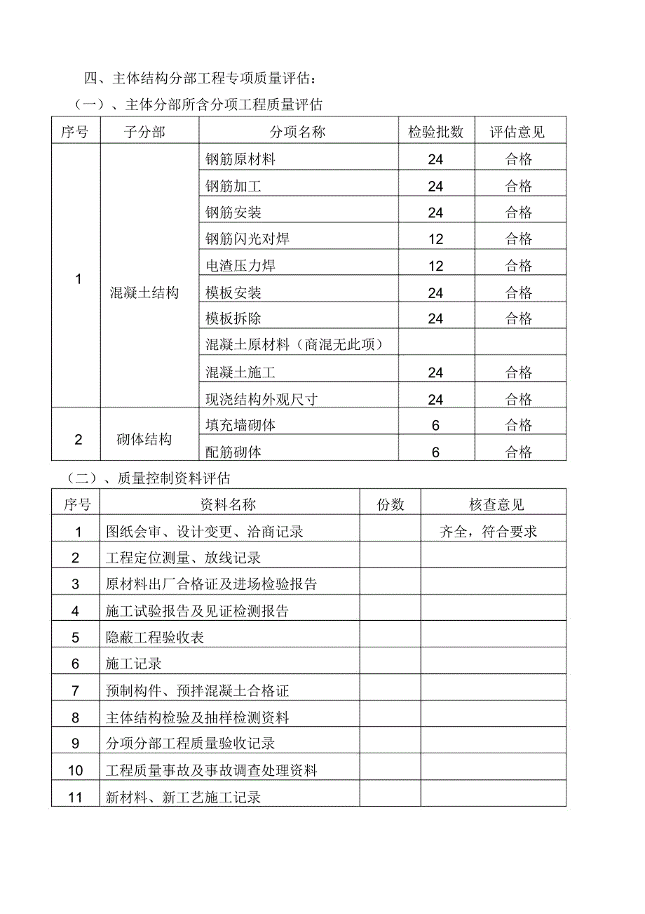 主体工程质量评估报告_第3页