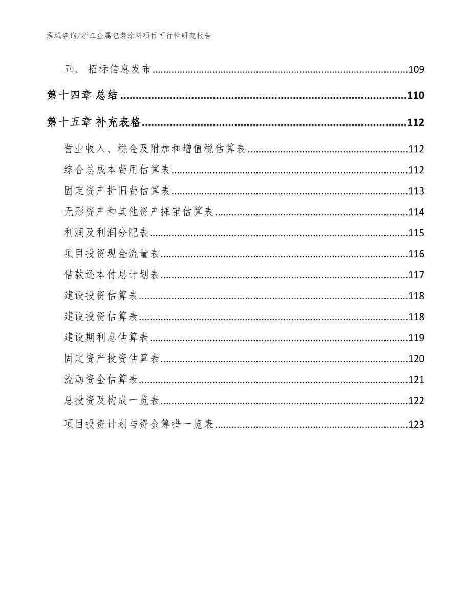 浙江金属包装涂料项目可行性研究报告范文_第5页