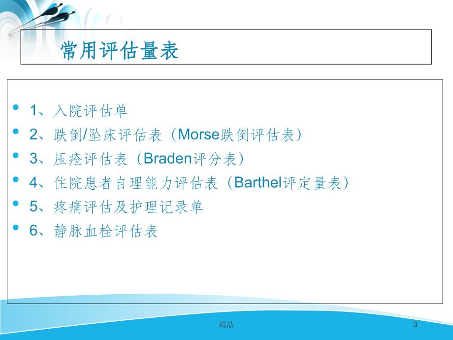 医院护理常用评估量表的使用课件_第3页