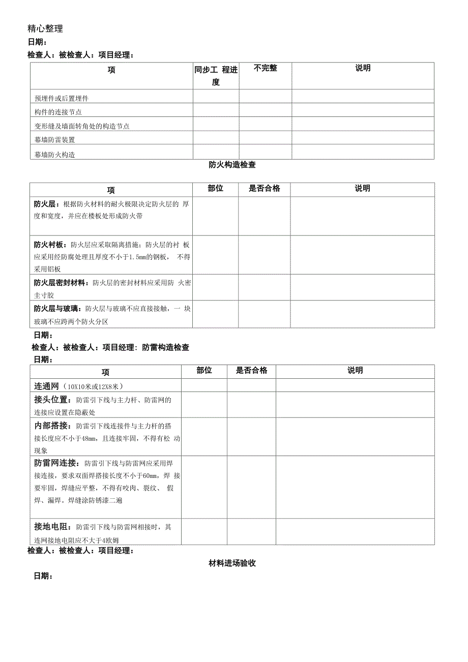 幕墙质量检查方法_第3页