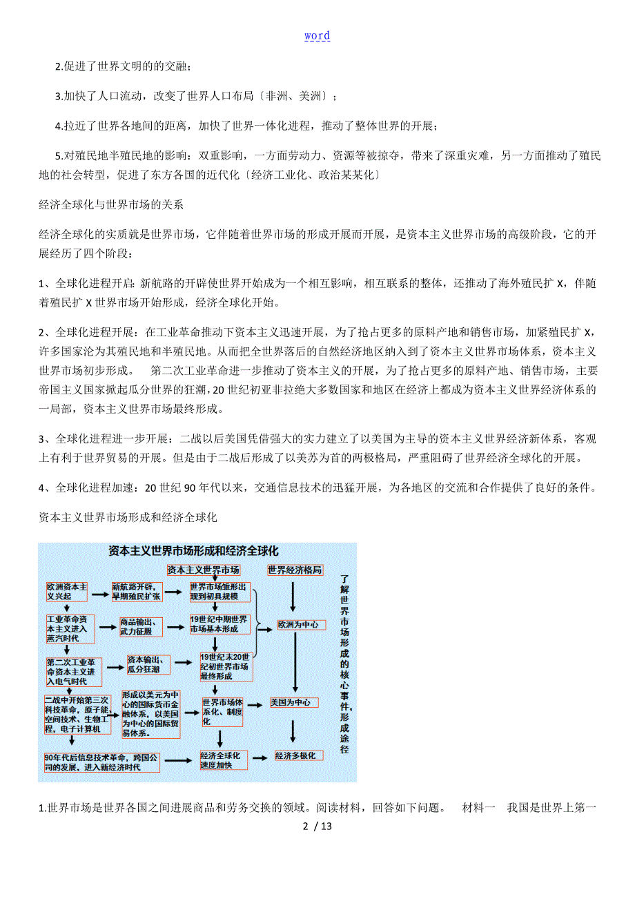 资本主义世界市场地形成和发展_第2页