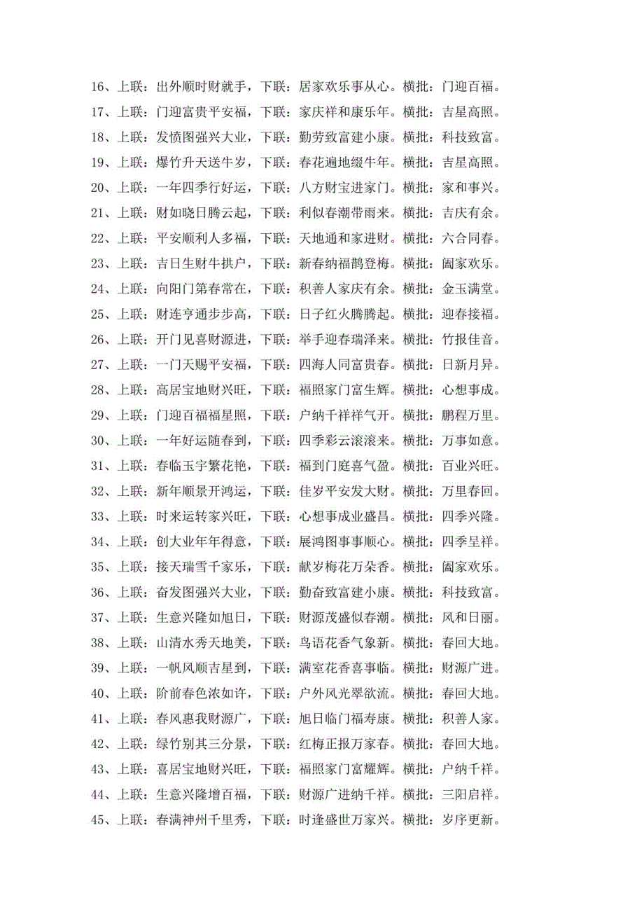 关于2023年兔年春节对联_第3页