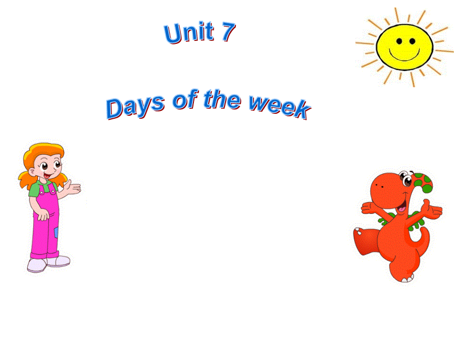 五年级英语下册Unit7《DaysoftheWeek》ppt课件北师大版_第1页