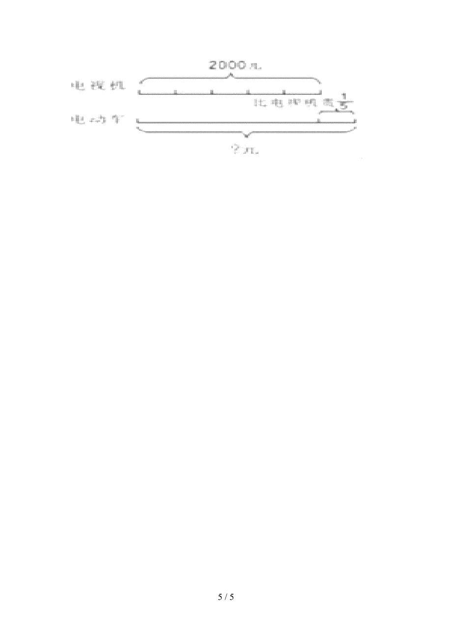 六年级下册数学看图列方程摸底专项练习题_第5页
