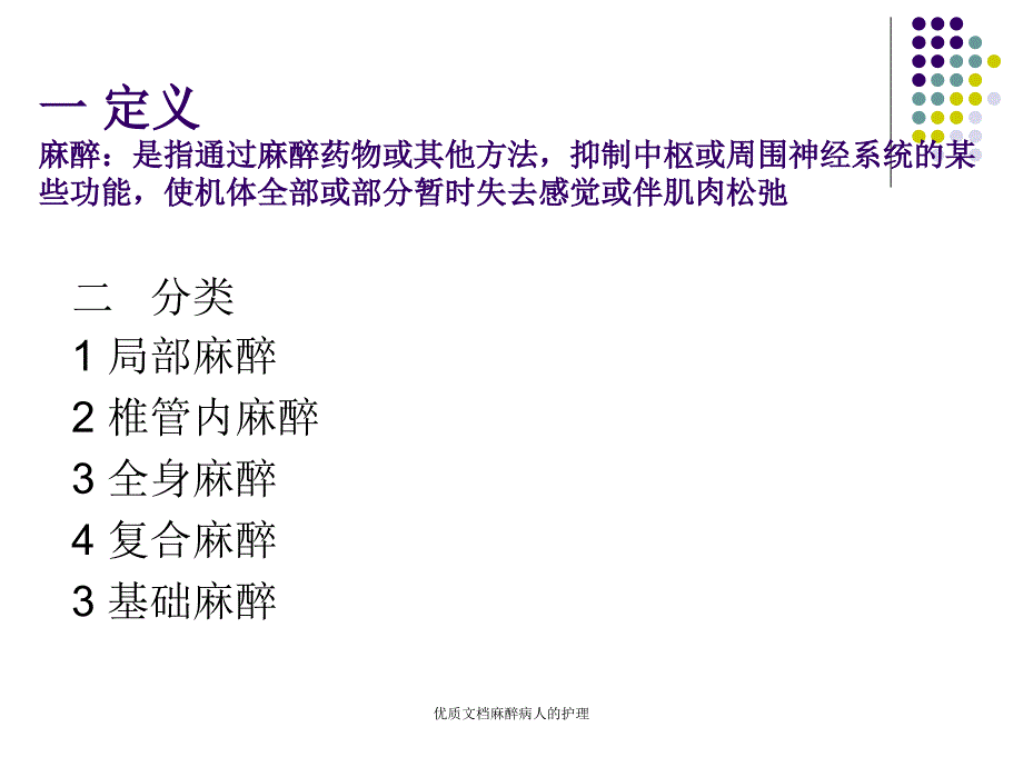 优质文档麻醉病人的护理课件_第2页