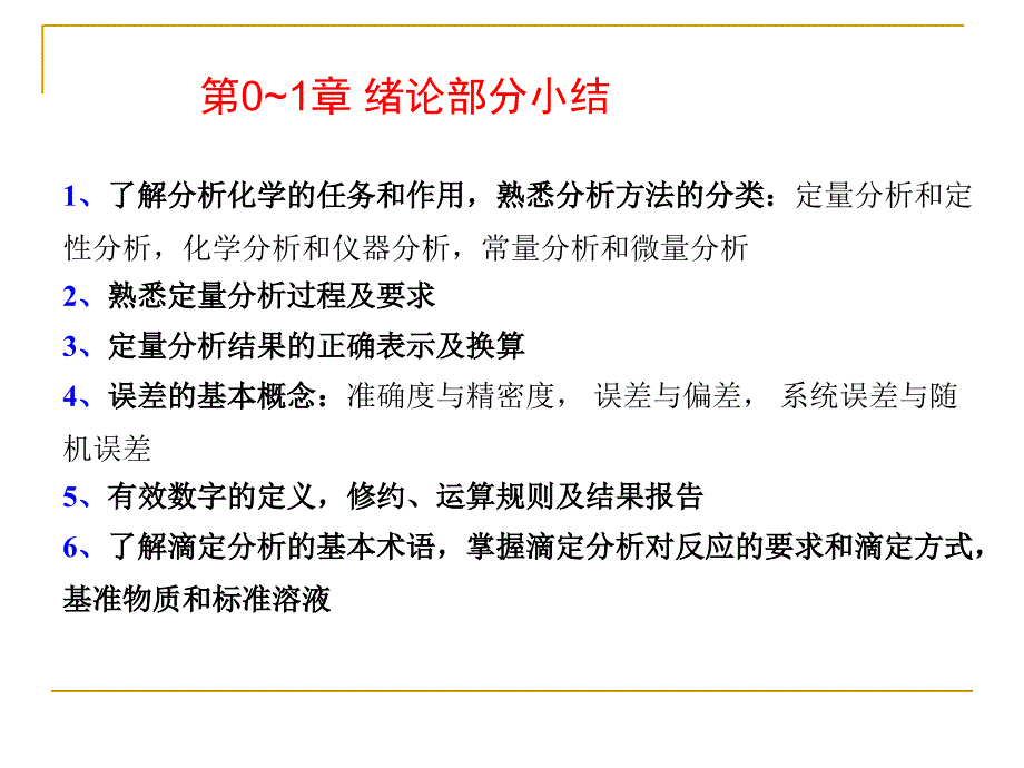 分析化学复习知识点小结_第1页