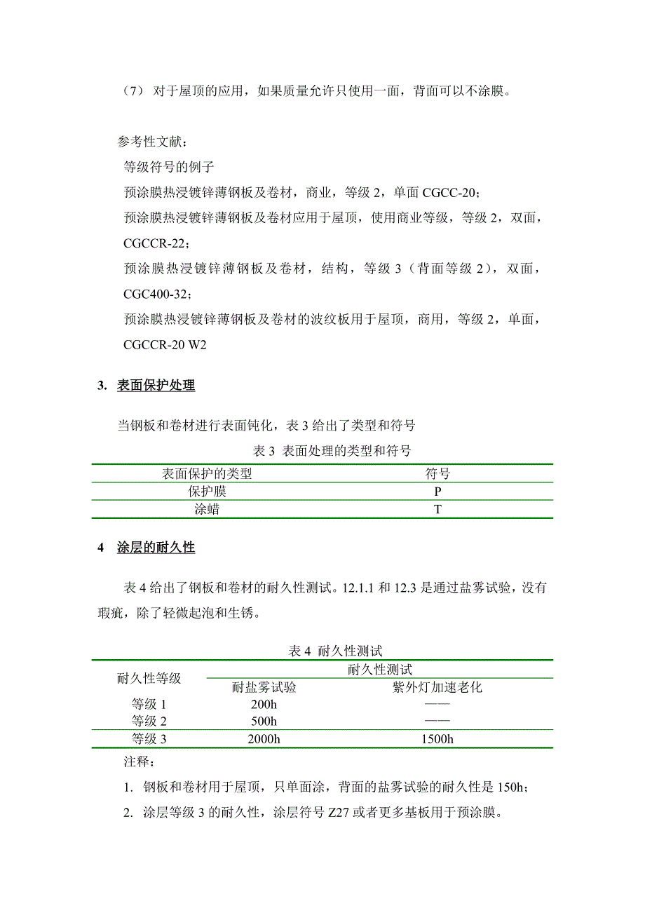 日本标准jisg预涂膜热浸镀锌薄钢板及卷材_第3页