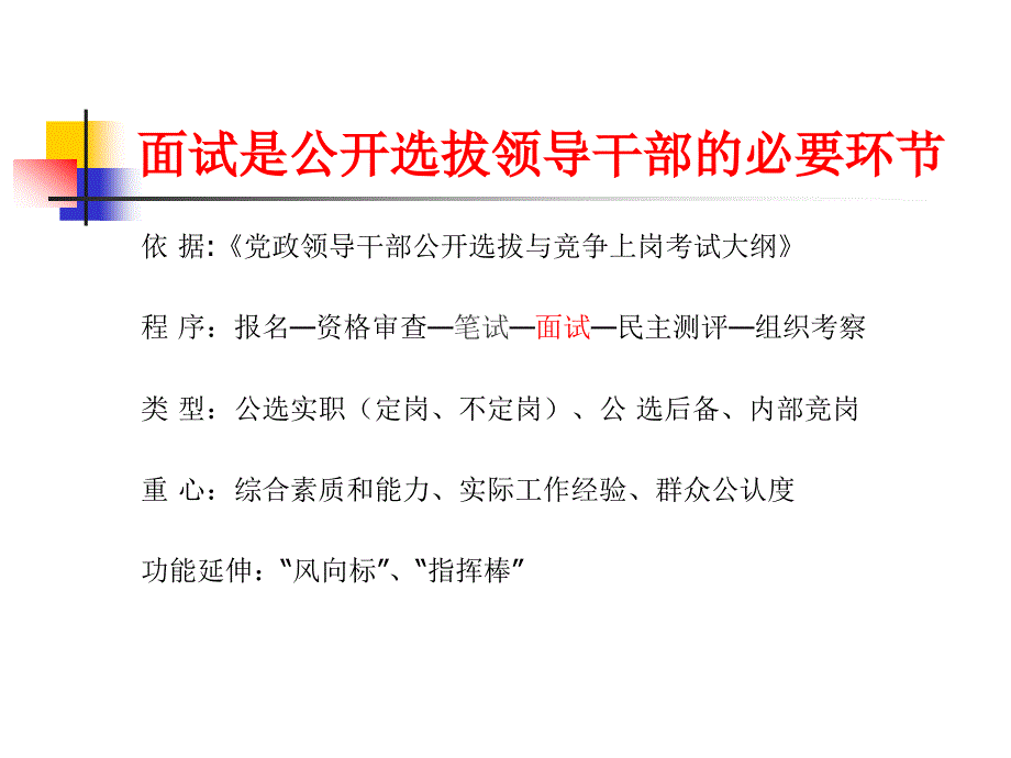 领导干部竞职面试方法与技巧_第2页