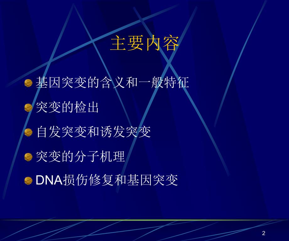 【医学ppt课件】遗传物质的改变基因突变_第2页