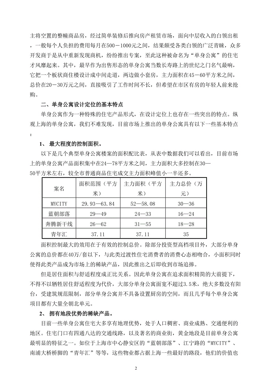 上海市单身公寓市场调查报告()（天选打工人）.docx_第2页