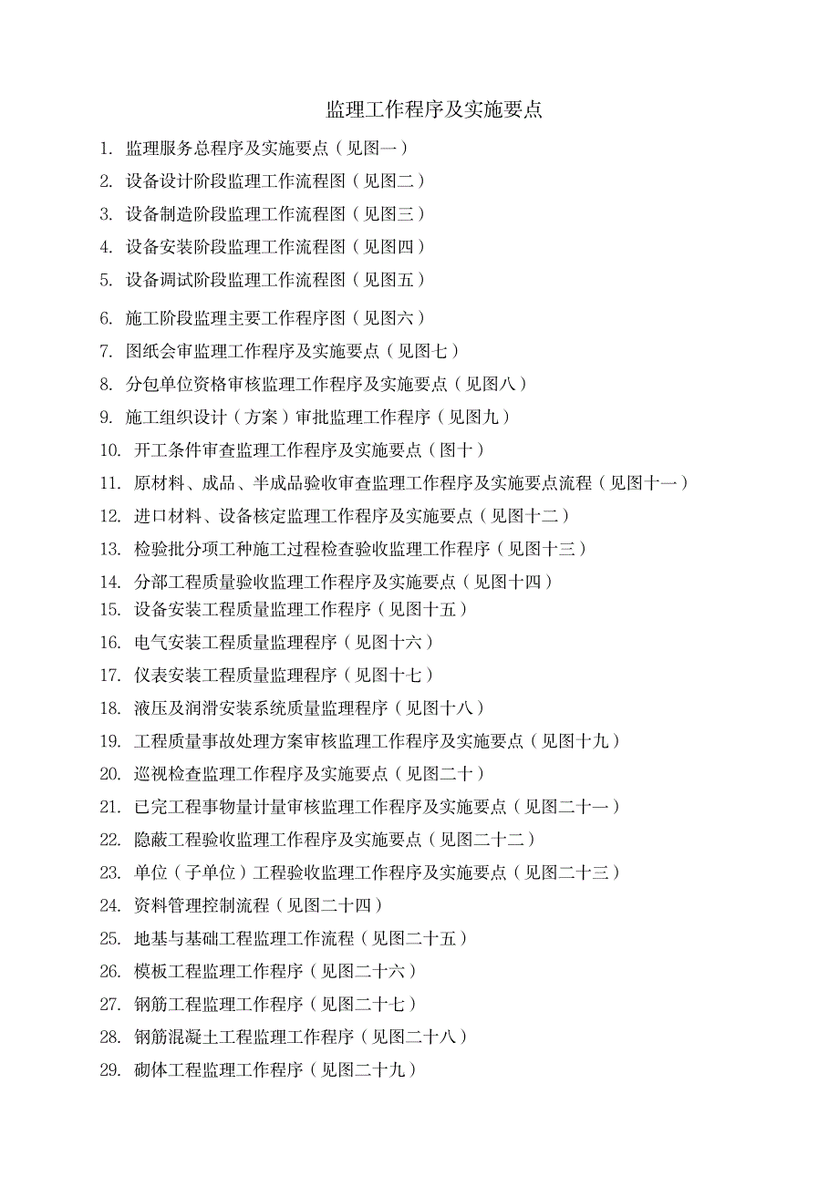 监理工作程序及实施要点_建筑-工程监理_第1页