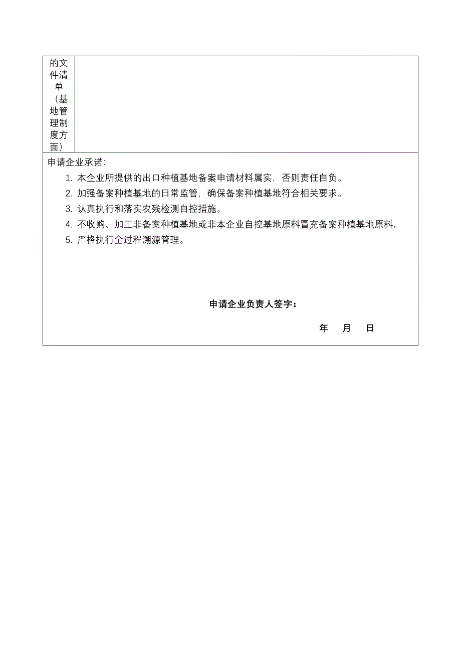 出口植物源性食品原料种植基地检验检疫备案_第4页