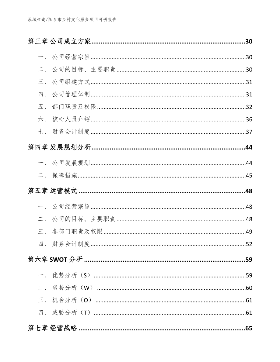 阳泉市乡村文化服务项目可研报告_模板参考_第2页