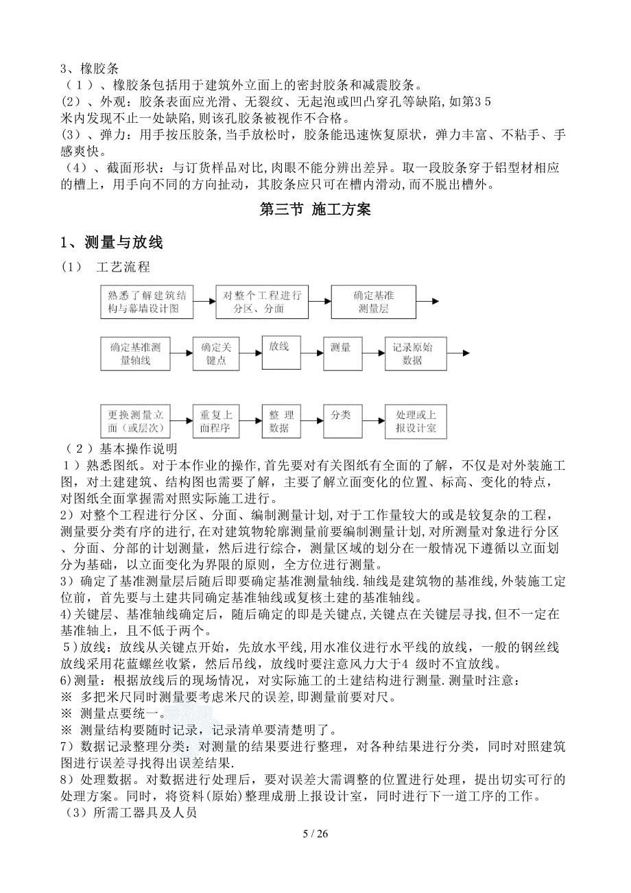 节能环保园一期装修工程铝外装修施工组织_第5页