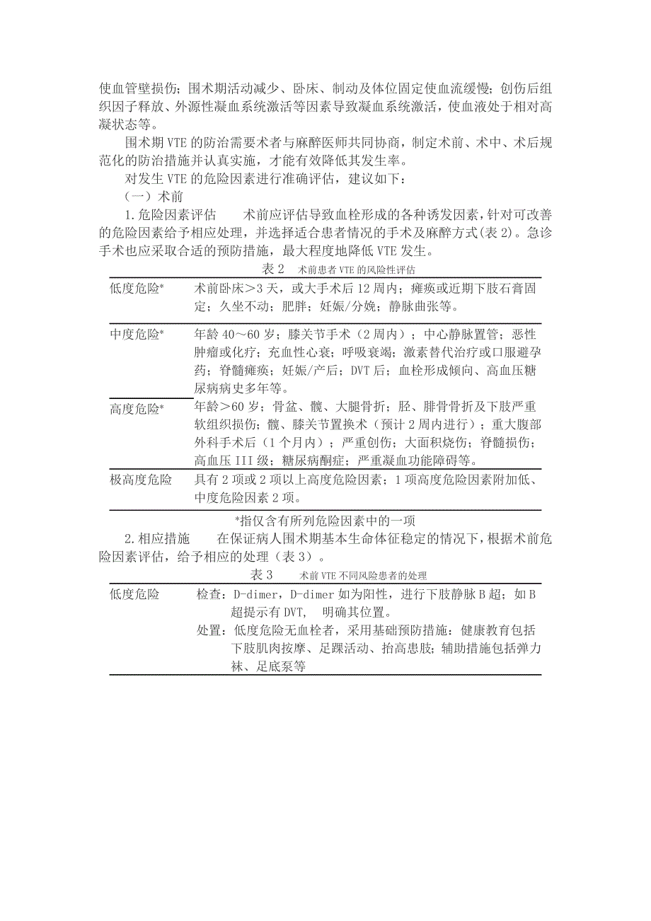 (完整word版)围术期深静脉血栓肺动脉血栓栓塞症的诊断、预防与治疗专家共识(2014).doc_第3页