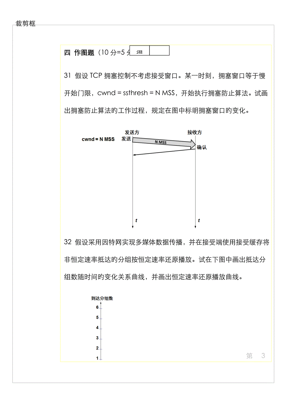 计算机网络基础试题-A卷-信科09_第3页