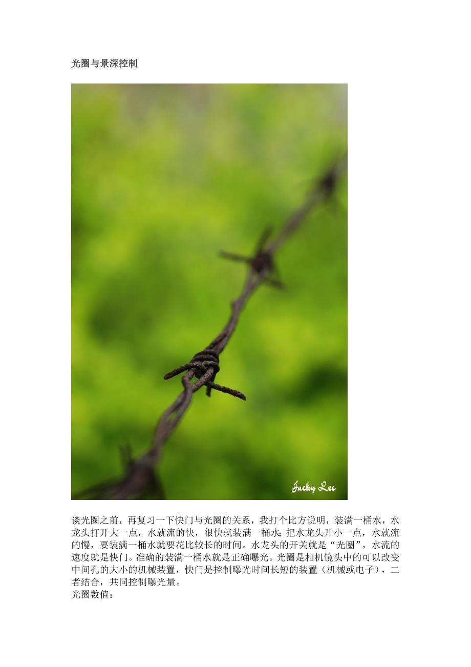 光圈与景深控制.doc_第1页