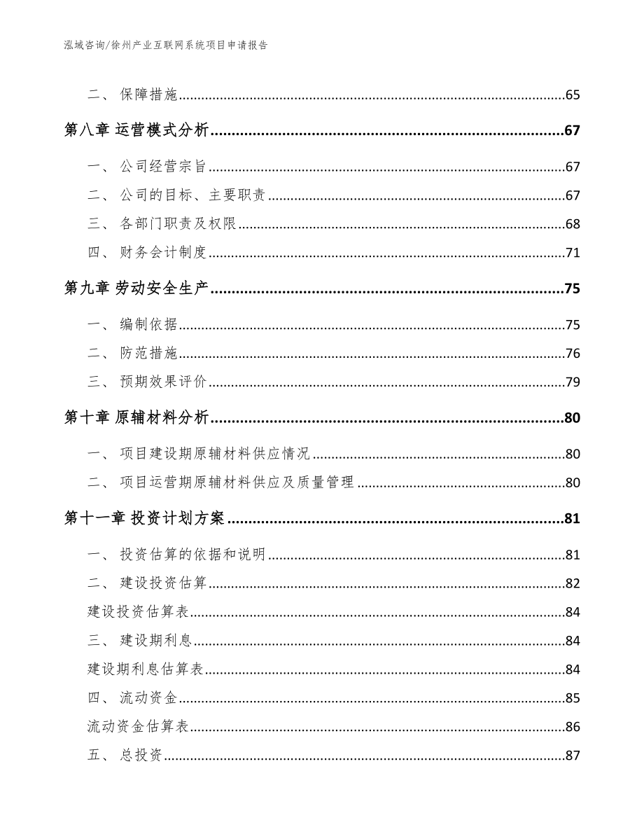 徐州产业互联网系统项目申请报告_第4页