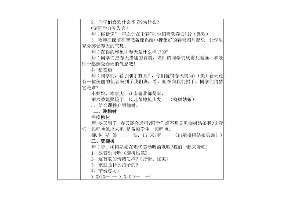 小学一年级音乐下（第六单元 月儿弯弯：　欣赏 小白船）：C1跨学科学习活动设计-教学方案设计+学生学习成果+学习成果点评[2.0微能力获奖优秀作品]_第5页