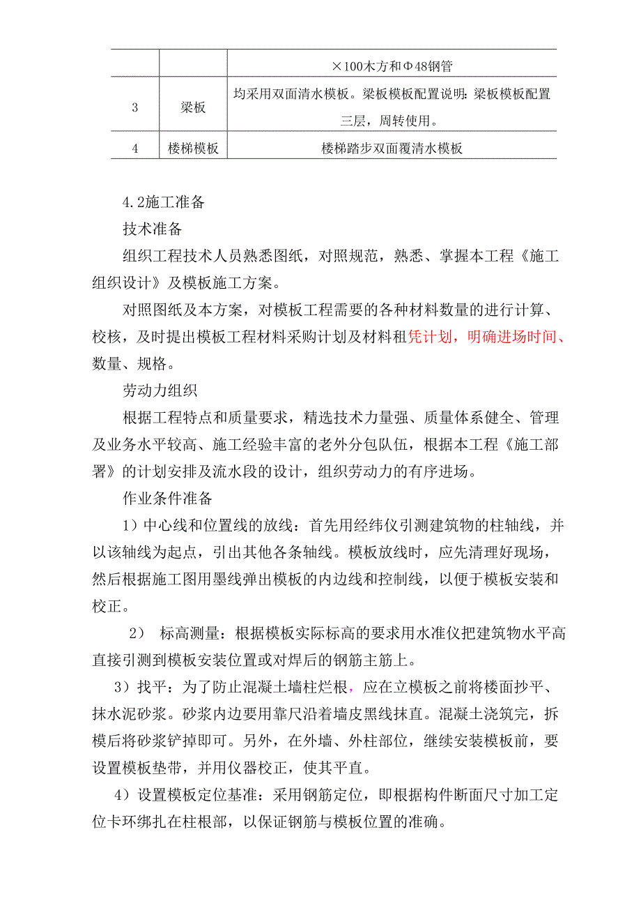 祥和家园模板施工方案_第3页