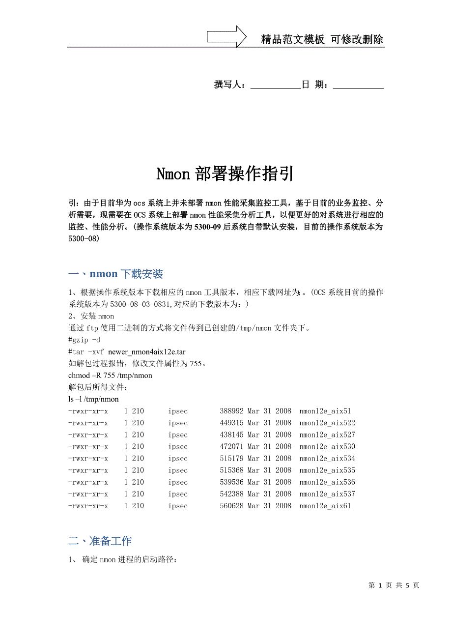 nmon详细部署手册_第1页