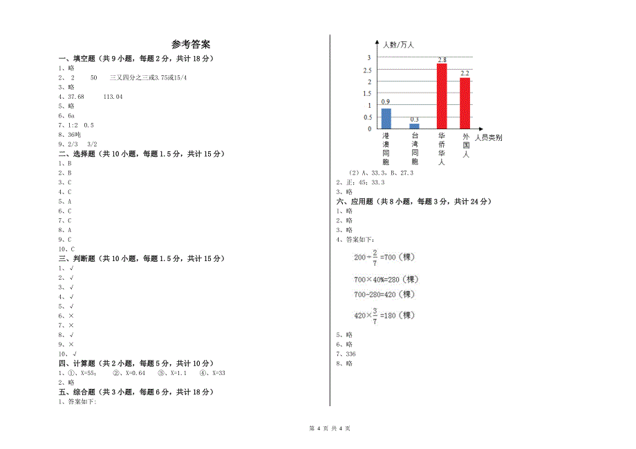 辽宁省2020年小升初数学能力提升试题B卷 含答案.doc_第4页