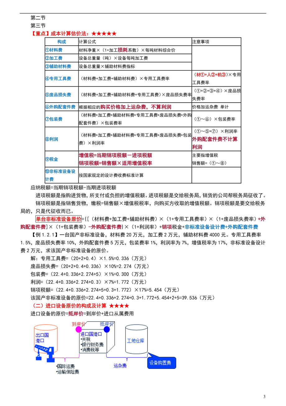 2022年造价工程师考试工程计价高频考点笔记.docx_第3页