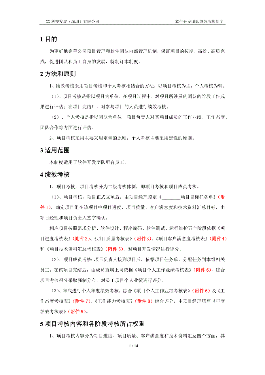 XX科技软件开发团队绩效考核制度_第3页