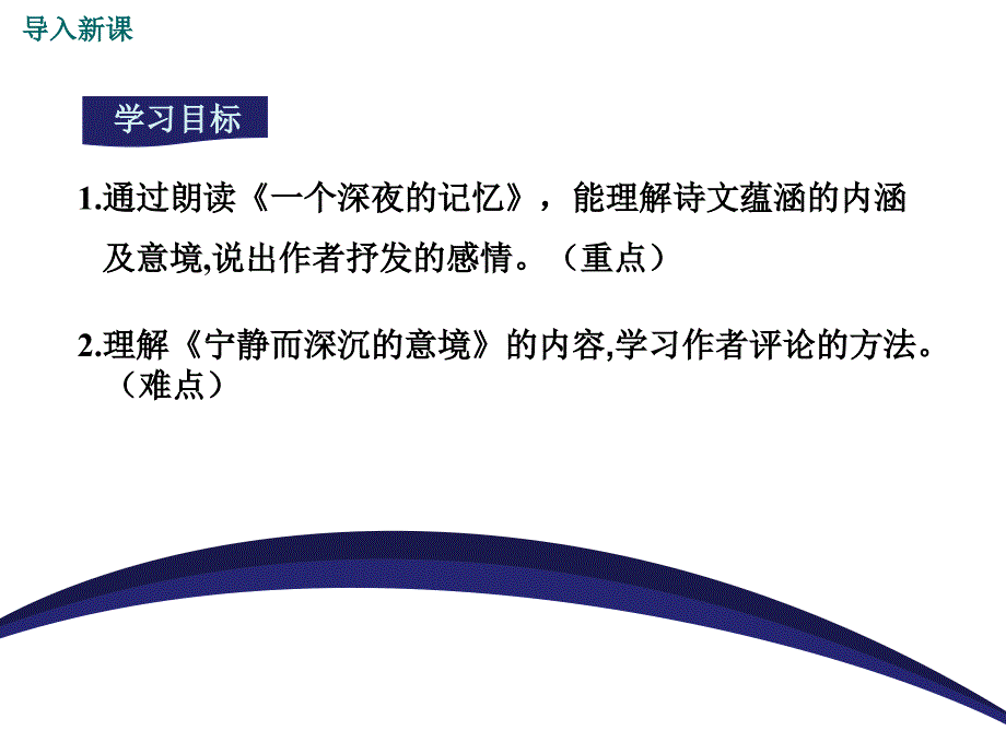 苏教版九年级语文复习课件15.诗人谈诗_第3页