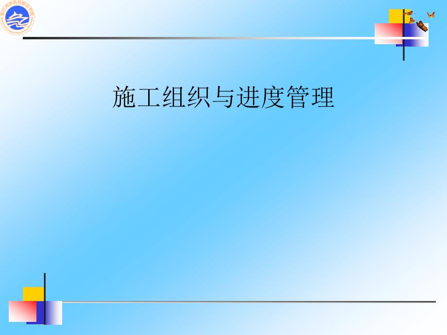 施工组织与进度控制讲座.ppt_第1页