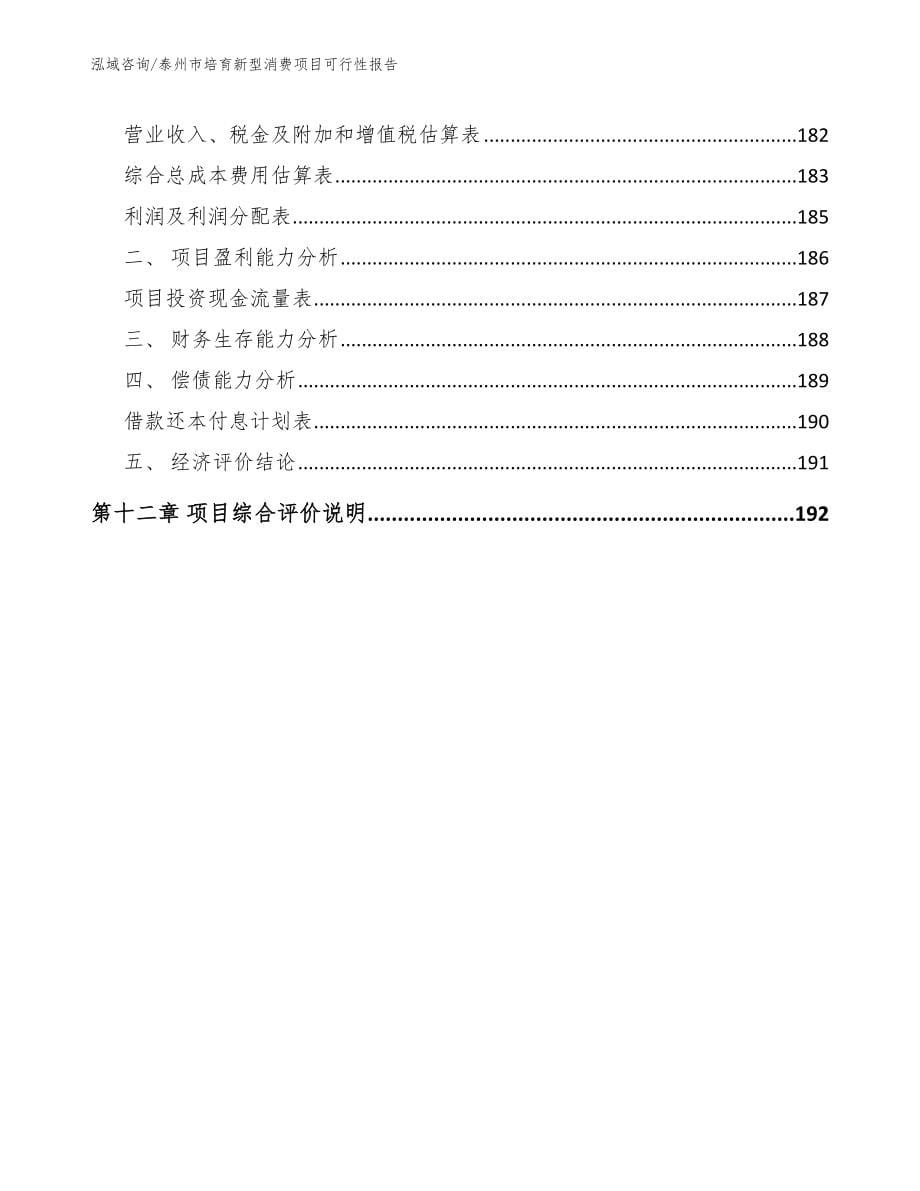 泰州市培育新型消费项目可行性报告_第5页