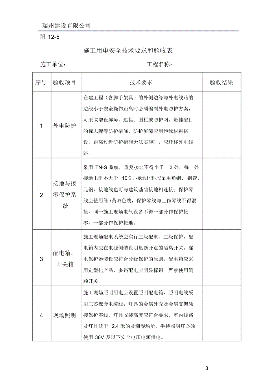 施工用电安全技术要求和验收_第3页