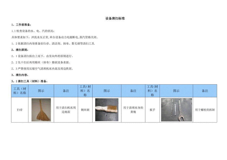 设备清扫标准_第1页