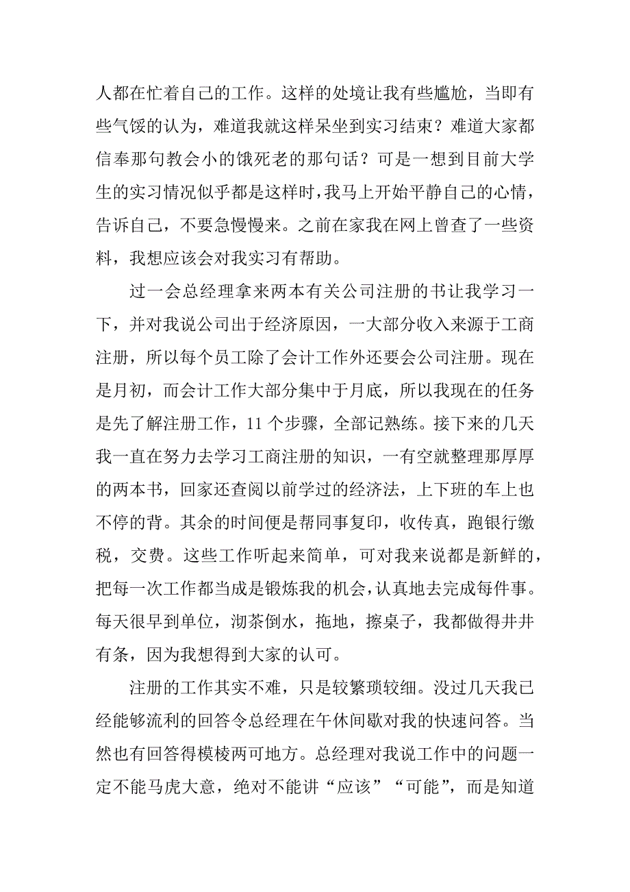 2023年会计实习工作总结_实习会计工作总结_第2页