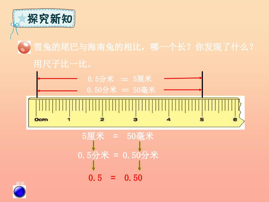 四年级数学下册第5章动物世界小数的意义和性质第4课时小数大小的比较课件青岛版六三制_第4页