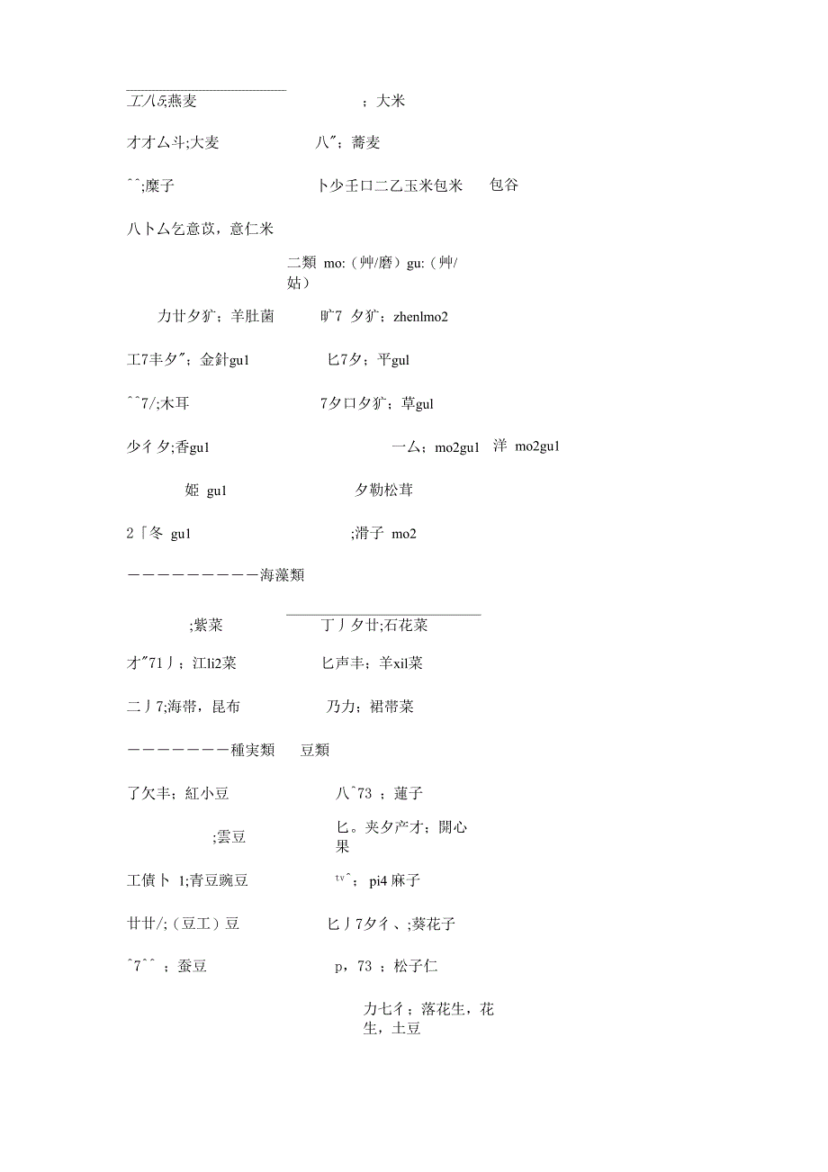 日语食物水果单词_第4页