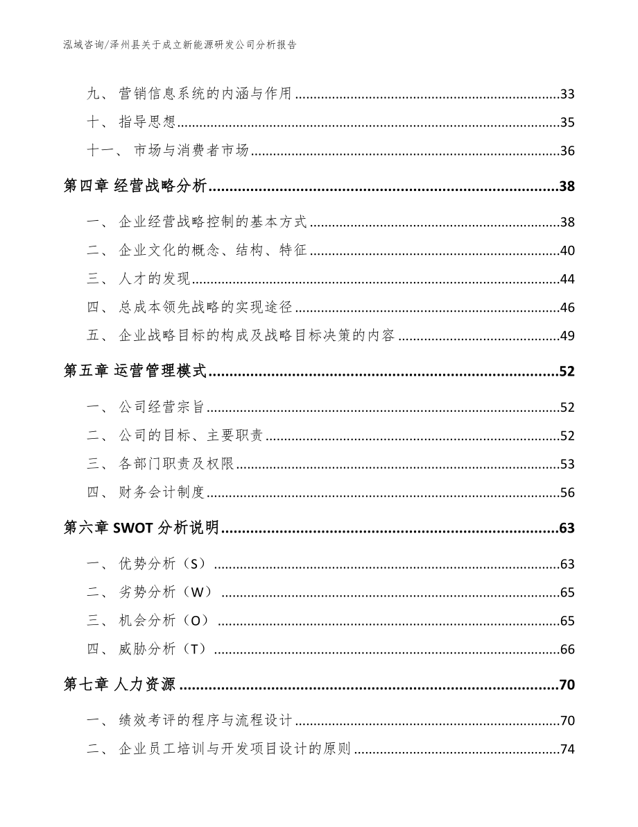 泽州县关于成立新能源研发公司分析报告模板参考_第3页