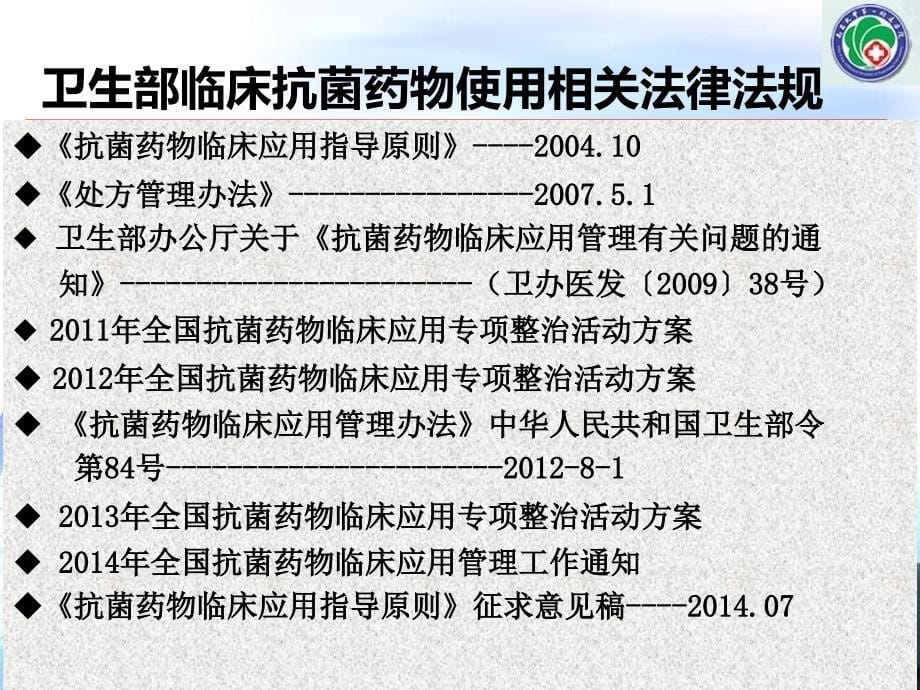 医疗机构抗菌药物合理使用_第5页