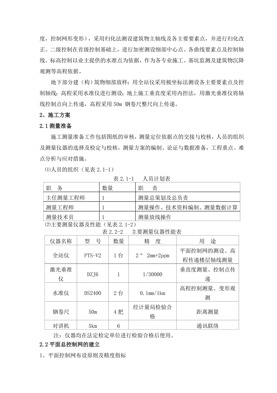 广场测量施工方案_第3页