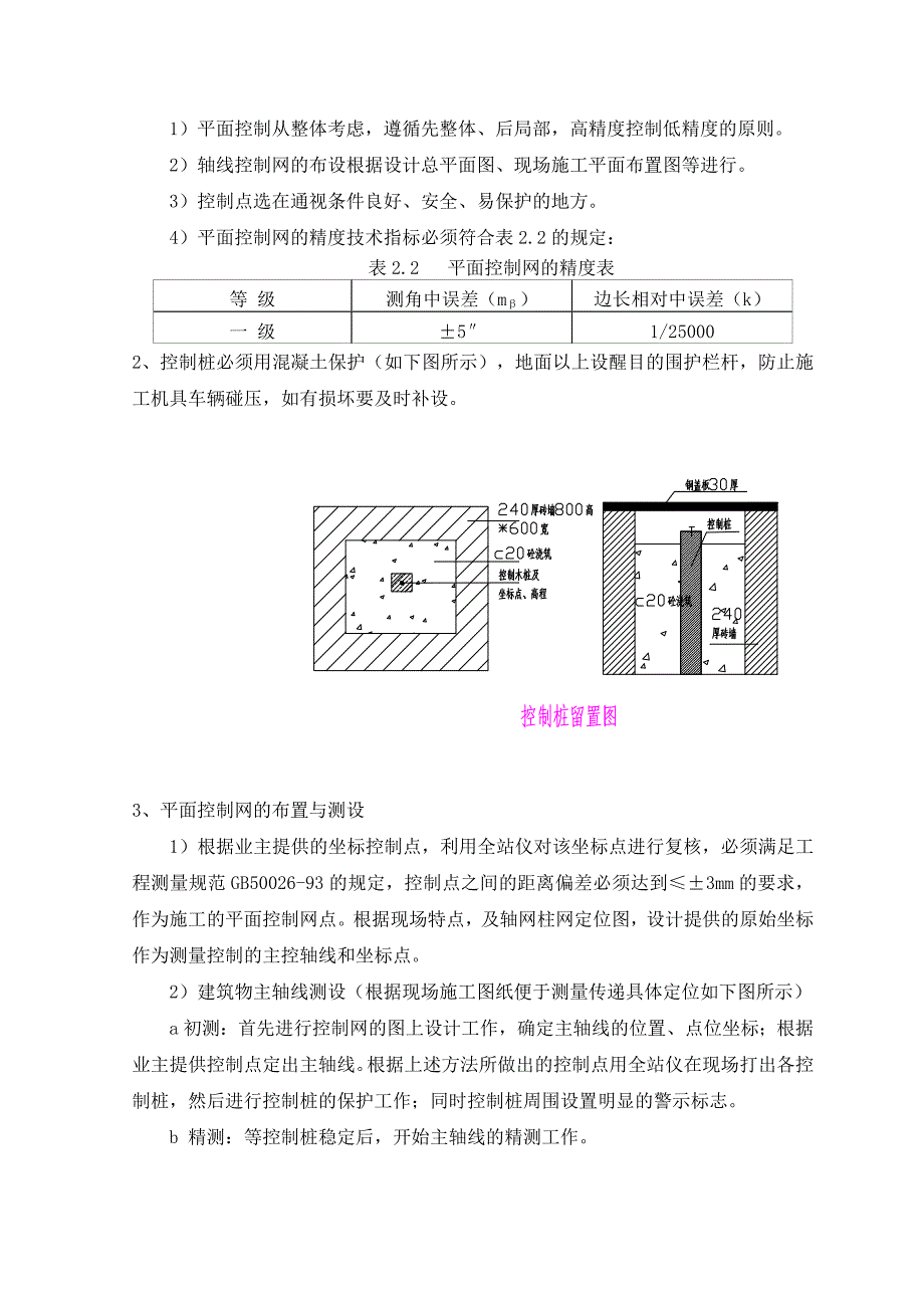 广场测量施工方案_第4页