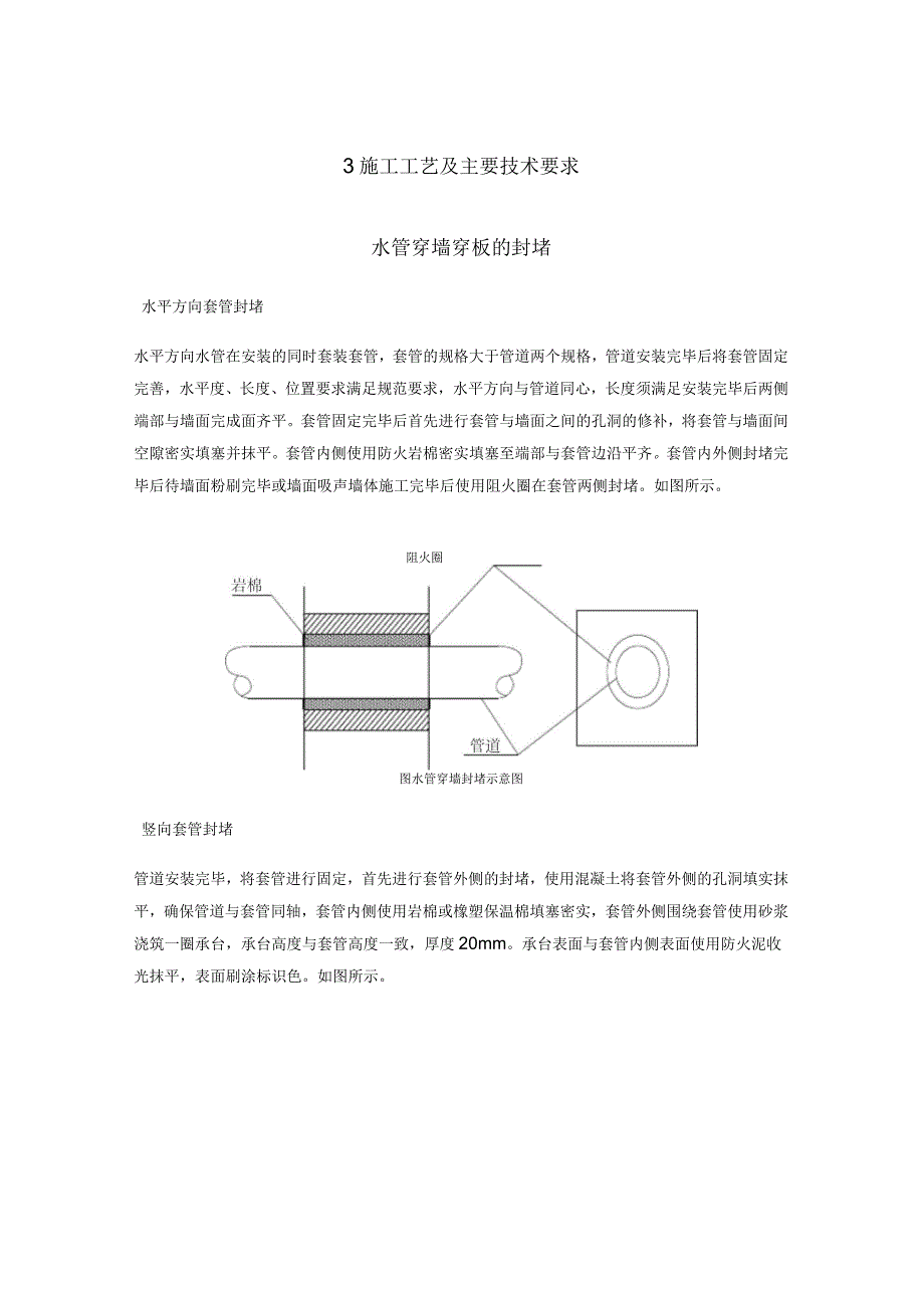 管道穿墙、穿板封堵施工方案_第4页