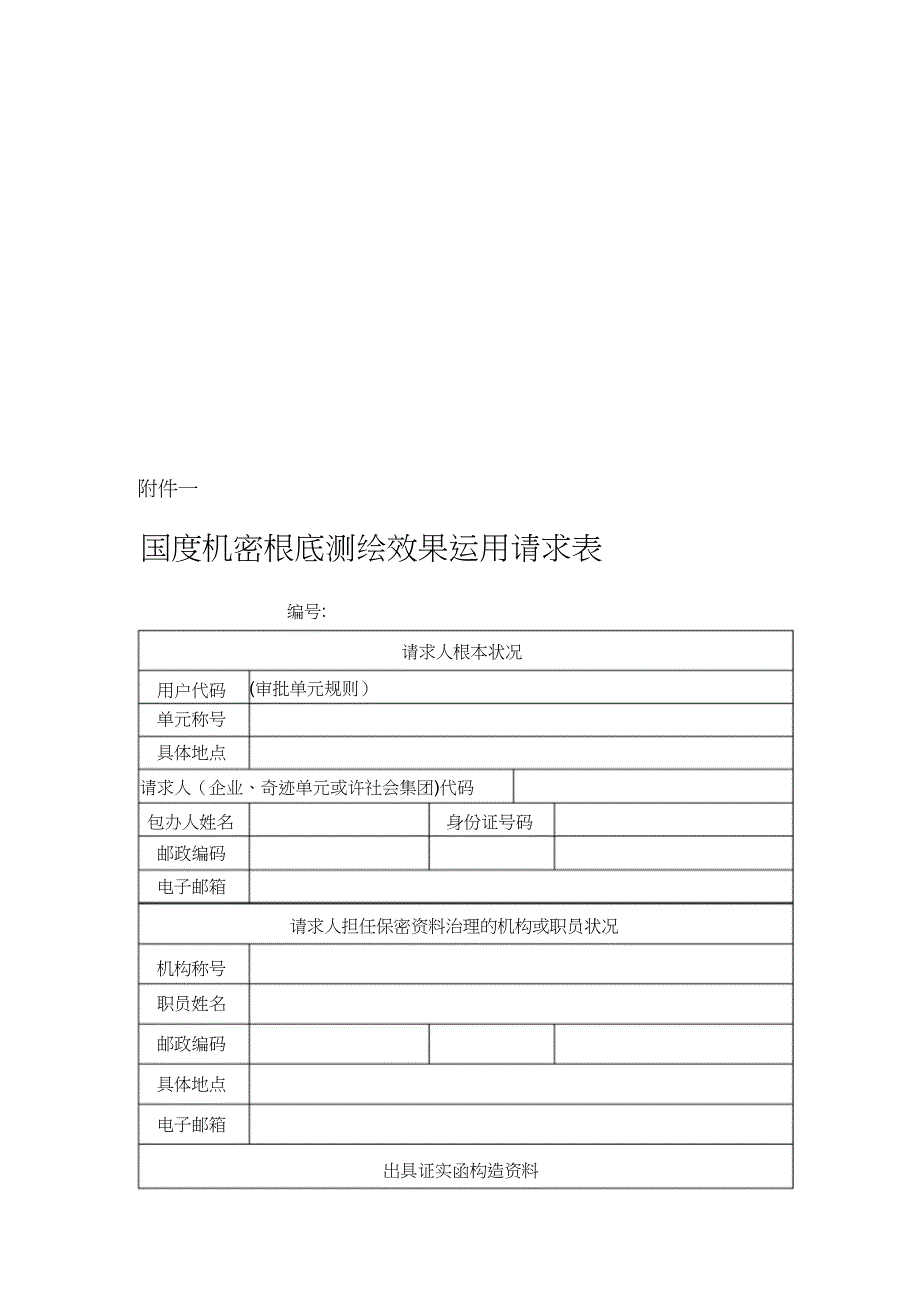 申请使用涉密基础测绘成果手续_第2页