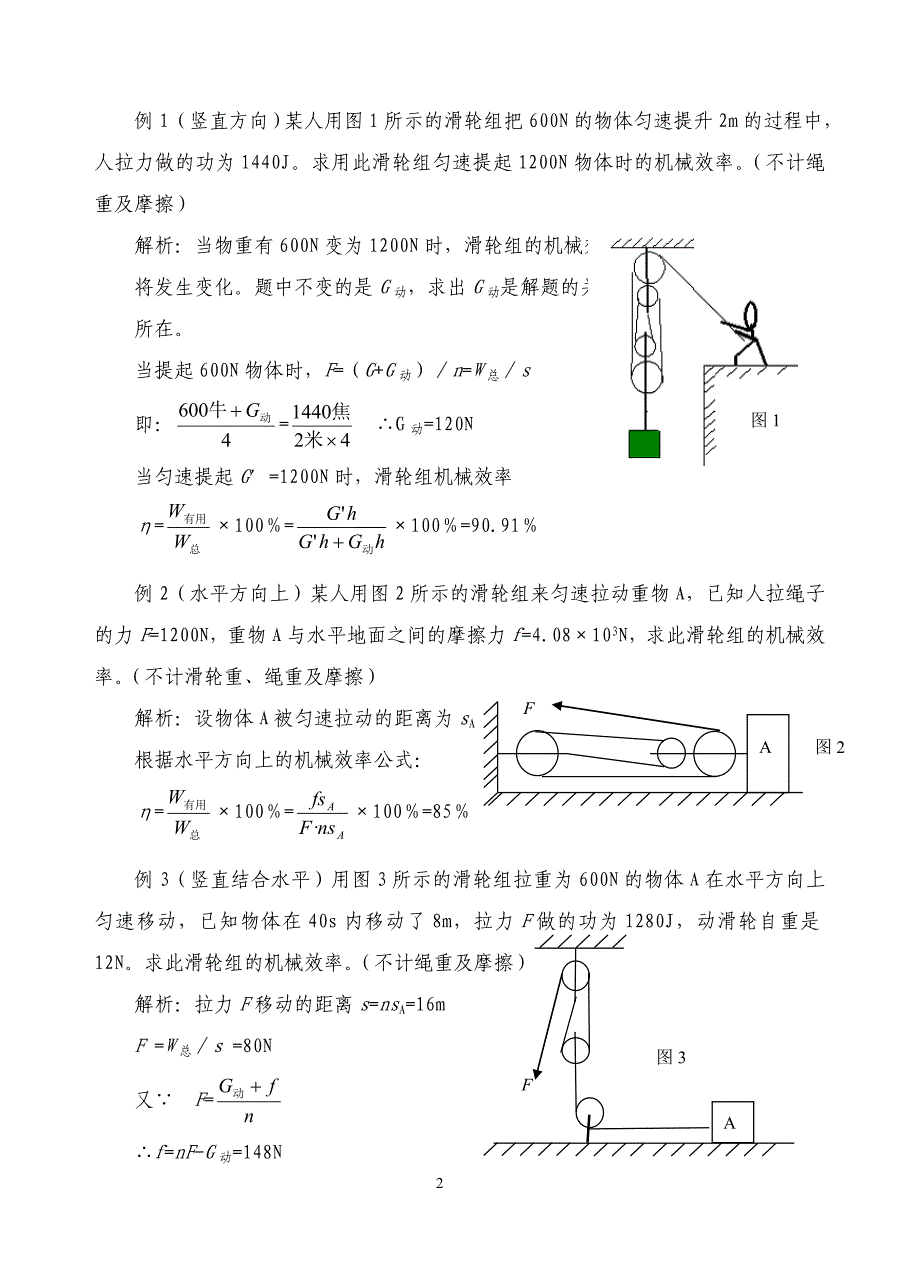 滑轮组效率求法_第2页