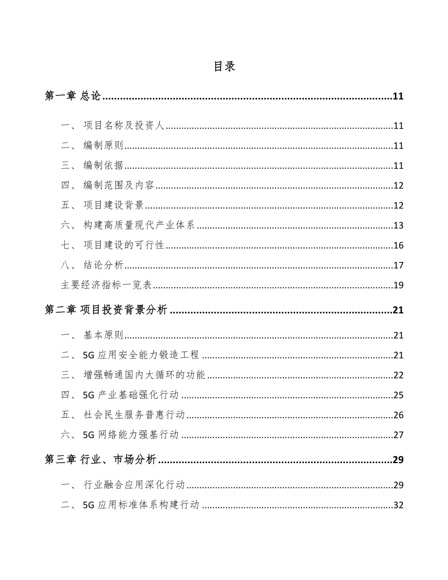 某某 5G+智能油气项目可行性研究 报告_第2页