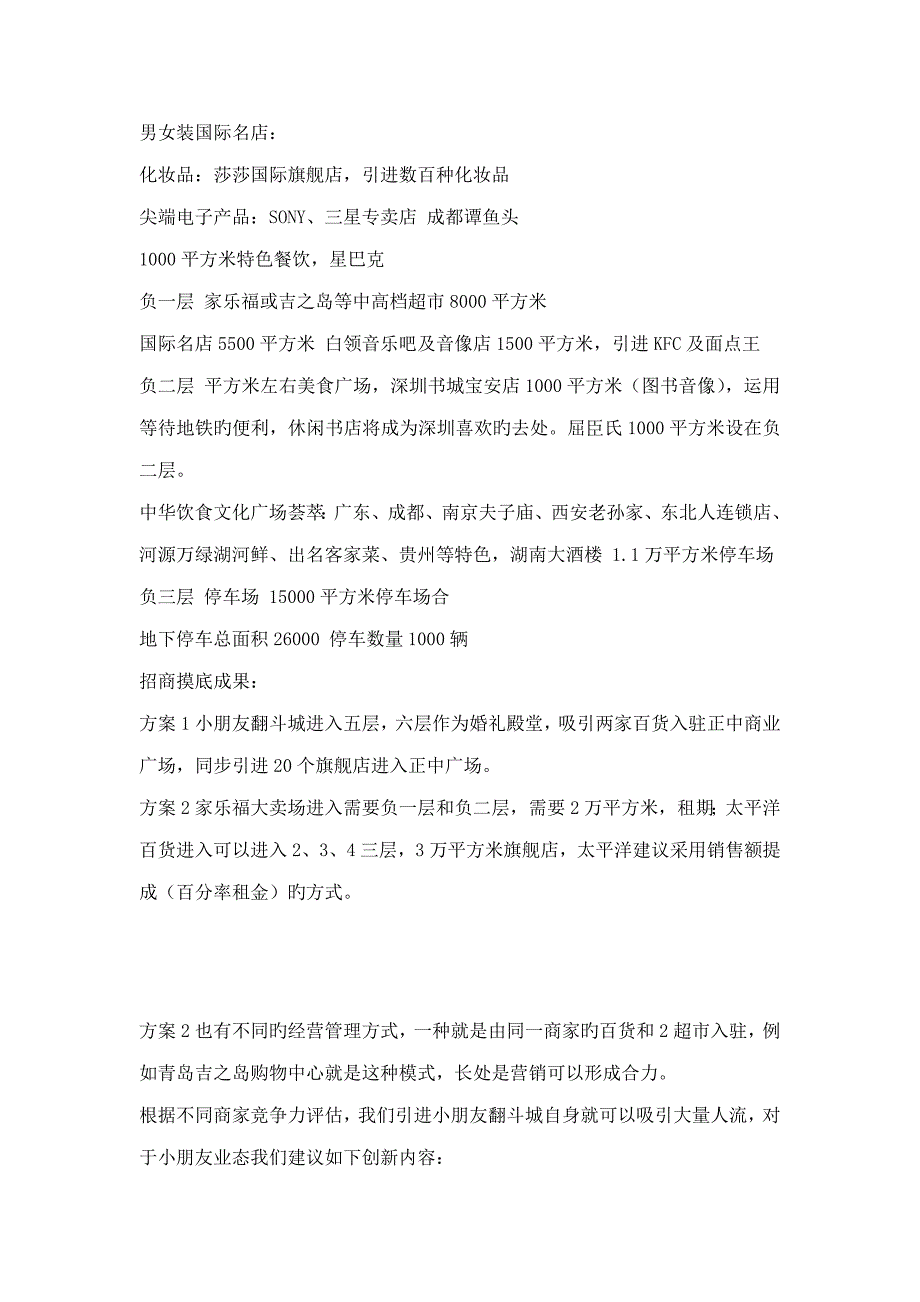 商业广场招商与运营管理初步专题方案_第4页